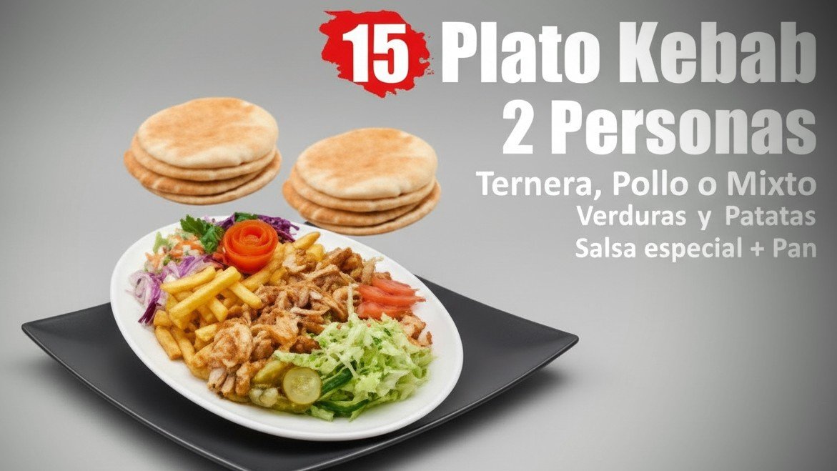 Plato Kebab 2 Personas