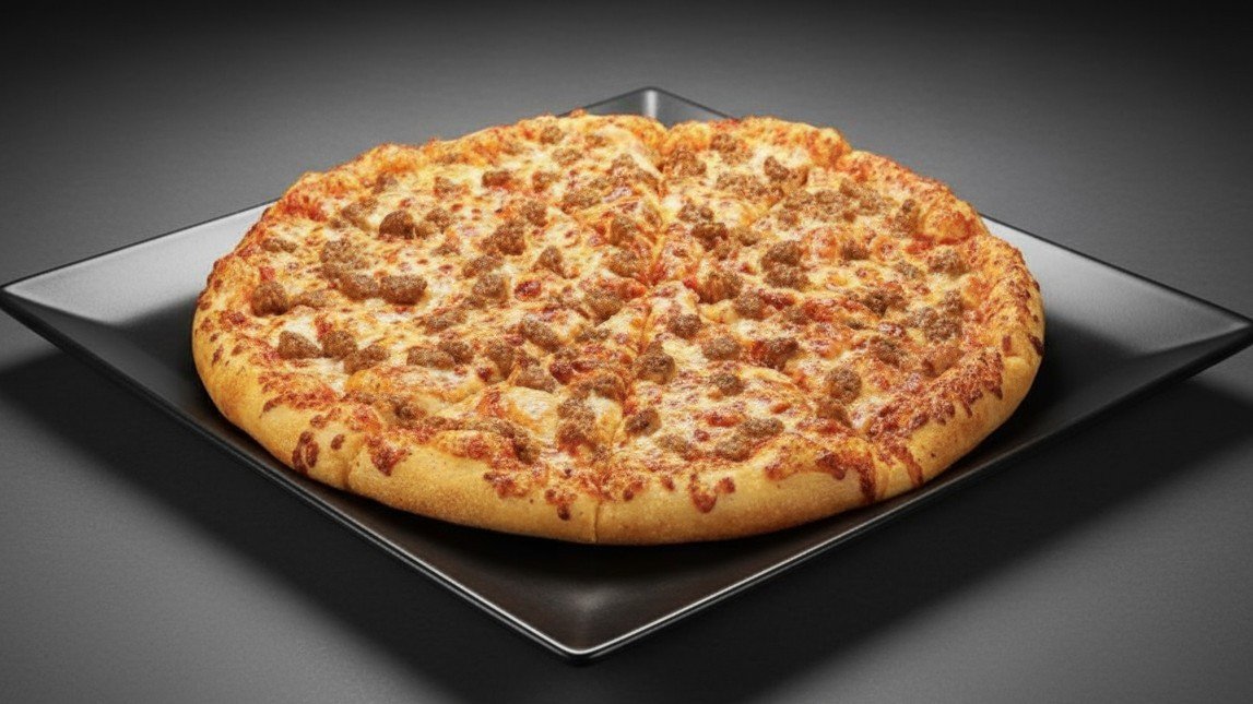 Pizza Kebab con Quesos Mediana