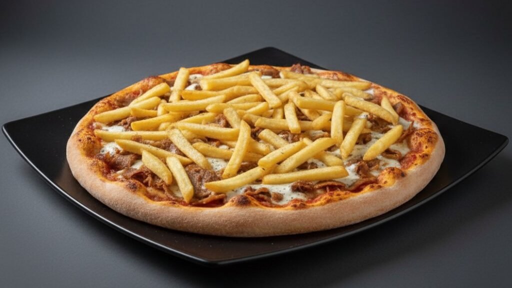 Pizza Kebab con Patatas Familiar