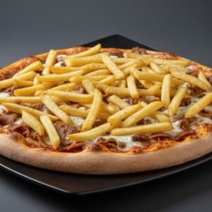 Pizza Kebab con Patatas Mediana — Familiar