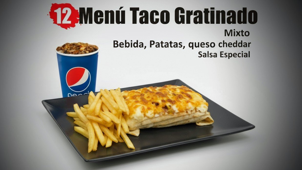 Menú Taco Gratinado